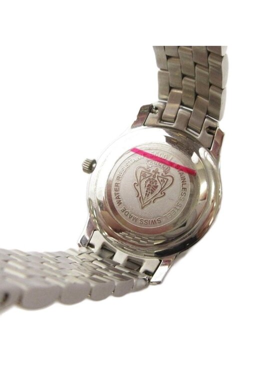 Gucci Watch Analog 3 Hand Quartz Round Face Silver Color